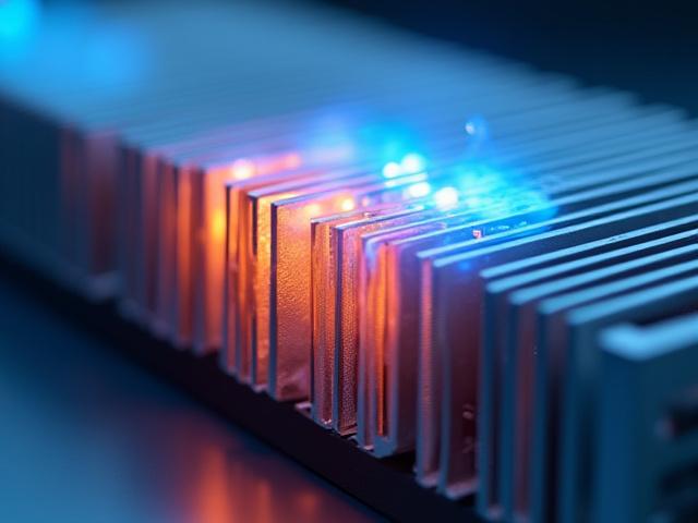 独自のヒートシンク構造と熱解析シミュレーション画像